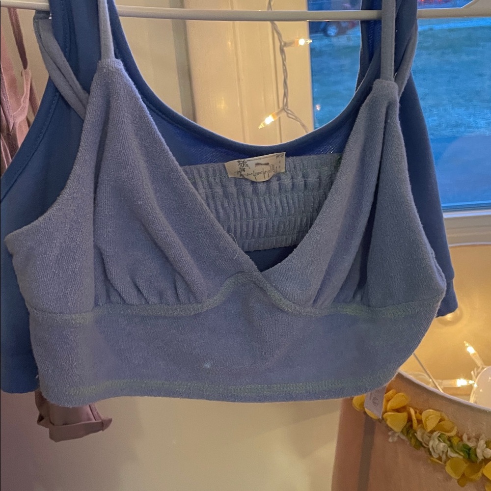 Free people XS Terry Cloth Bralette